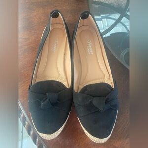 Forever 21 Black Bow Flats